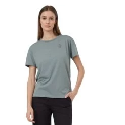 Tentree Women's Wildflower Embroidery T-Shirt (Eucalyptus Heather/Light Urban Green) -Tentree Sales Store 0A7FE27C B97A 429B 8792 E9BF68F6DD6B