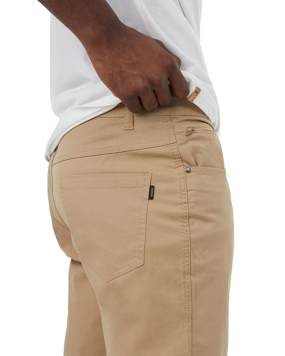 Tentree Stretch Twill Everywhere Pant (Khaki) 2 Tentree Stretch Twill Everywhere Pant (Khaki) - Image 2