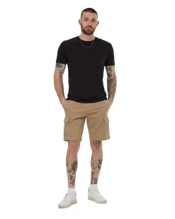 Tentree Twill Cargo Short (Khaki)