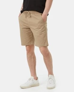 Tentree Twill Classic Short -Tentree Sales Store Beige Casual Shorts TCM4828 1565 50318 3