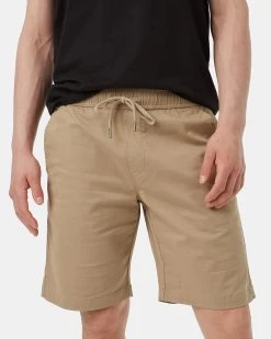 Tentree Twill Classic Short -Tentree Sales Store Beige Casual Shorts TCM4828 1565 50318 4