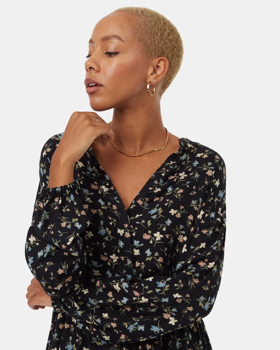 Tentree EcoWoven Crepe Longsleeve Dress 4 Tentree EcoWoven Crepe Longsleeve Dress - Image 4