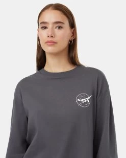Tentree Earth Rise Longsleeve - Ungendered -Tentree Sales Store Black Crew Neck Graphic Longsleeve T Shirt Ungendered TCU5622 3093 3