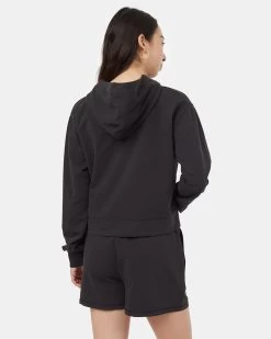 Tentree French Terry Crop Hoodie -Tentree Sales Store Black Cropped Hoodie TCW3194 0164 4
