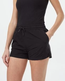 Tentree Recycled Nylon Short 7 Tentree Recycled Nylon Short -Tentree Sales Store Black Eco Friendly Mid Rise Short TCW4952 0164 3