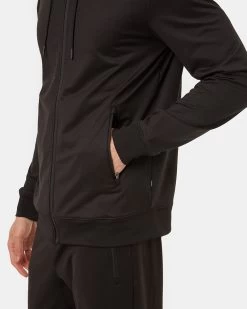 Tentree Active Soft Knit Zip Up -Tentree Sales Store Black Knit Zip Up Hoodie TCM5035 0164 9