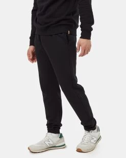 Tentree TreeFleece Atlas Sweatpant -Tentree Sales Store Black Mens Eco Friendly Sweatpants TCM3121 0164 3