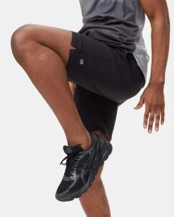 Tentree InMotion Agility Short Light -Tentree Sales Store Black Mens Repreve Polyester Sport Shorts TCM2895 01647 3
