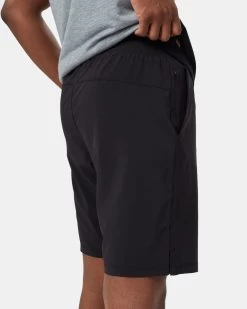 Tentree InMotion Agility Short Light -Tentree Sales Store Black Mens Repreve Polyester Sport Shorts TCM2895 01647 6