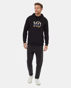 Tentree Mountain Logo Hoodie -Tentree Sales Store Black Organic Cotton Graphic Hoodie TCM5498 3063 1