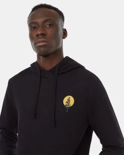 Tentree Sun Tree Chest Hoodie -Tentree Sales Store Black Organic Cotton Graphic Hoodie TCM5642 3204 3