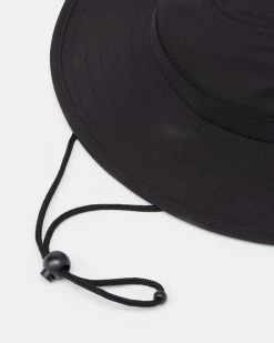 Tentree Safari Hat -Tentree Sales Store Black Recycled Polyester Safari Hat TAU4269 0164 A 1 4