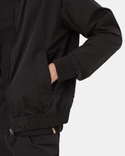 Tentree Recycled Nylon Track Jacket -Tentree Sales Store Black Sustainable Packable Hooded Jacket TCM5058 0164 4
