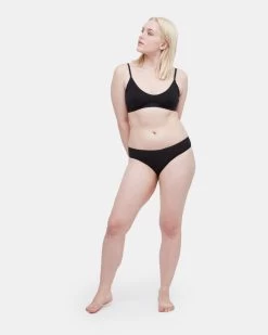 Tentree The Everyday Bikini Brief -Tentree Sales Store Black Women s Bikini Cut Underwear Brief TCW4334 0104 2