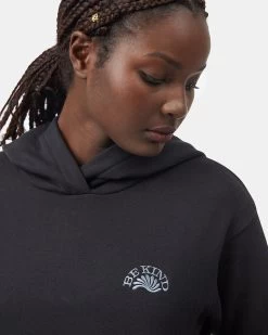 Tentree Be Kind Graphic Hoodie -Tentree Sales Store Black Women s Eco Friendly Graphic Hooded Pullover TCW4559 0164 3