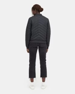 Tentree Cloud Shell Bomber Jacket -Tentree Sales Store Black Women s Insulated Bomber Jacket TCW3535 0104 2