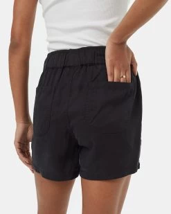 Tentree Instow Short -Tentree Sales Store Black Women sCasualSummerShorts TCW1285 0164 5