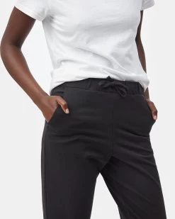 Tentree Belmont Repreve Jogger -Tentree Sales Store Black Womens Eco Friendly High Rise Joggers TCW5202 0164 4