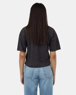 Tentree Hemp Pocket T-Shirt 7 Tentree Hemp Pocket T-Shirt -Tentree Sales Store Black Womens Hemp Crew Neck Top TCW4977 0451 2