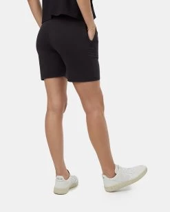 Tentree Canyon Sweatshort -Tentree Sales Store Black Womens High Rise Sweat Shorts TCW4809 0164 2