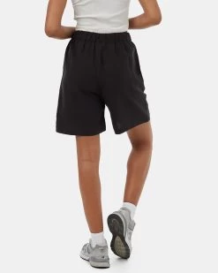 Tentree Linen City Short -Tentree Sales Store Black Womens High Waisted Shorts TCW4816 0164 2