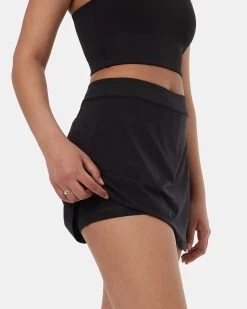 Tentree InMotion Skort 10 Tentree InMotion Skort -Tentree Sales Store Black Womens Recycled Polyester Skort TCW4997 0164 5