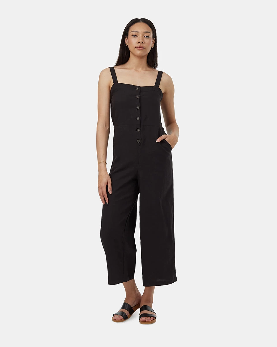 Tentree TreeLinen Apron Front Jumpsuit 1 Tentree TreeLinen Apron Front Jumpsuit