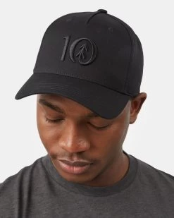 Tentree Logo Cork Brim Altitude Hat -Tentree Sales Store BlackAdjustableCorkBaseballCap TAU2589 0164 A 1 6