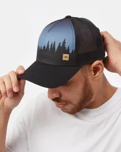 Tentree Juniper Altitude Hat -Tentree Sales Store BlackAdjustableMeshBaseballCapTAU2397 0447 267 7