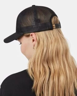 Tentree Roam Outdoors Altitude Hat -Tentree Sales Store BlackGraphicMeshTruckerHat TAU4257 0164 A 2 3