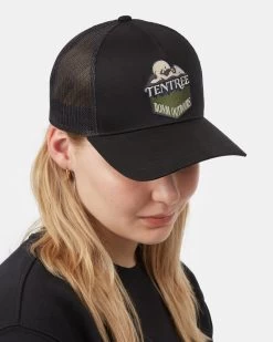 Tentree Roam Outdoors Altitude Hat -Tentree Sales Store BlackGraphicMeshTruckerHat TAU4257 0164 A 2 5