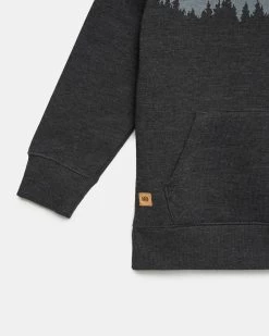 Tentree Kids Juniper Hoodie -Tentree Sales Store BlackKidsLongSleeveSweatshirtKCU4544 0451 35041 2