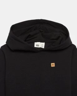 Tentree Kids Treefleece Hoodie -Tentree Sales Store BlackKidsOrganicCottonFleecePulloverKCU4683 0164 35115 3