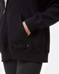 Tentree Treefleece Oversized Zip Hoodie -Tentree Sales Store BlackWomen sEco FriendlyHoodedZip upTCW4770 0164 133 4