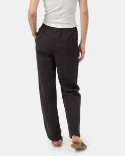 Tentree Linen Wilshire Pant -Tentree Sales Store BlackWomen sEco FriendlySweatpantsTCW4815 0164 43447 1