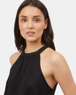 Tentree Cypress Dress -Tentree Sales Store BlackWomen sHalterneckSummerDress TCW1845 0164.00 00 00 00 4