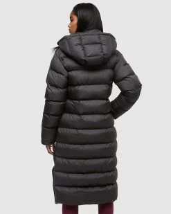 Tentree Cloud Shell Long Puffer -Tentree Sales Store BlackWomen sLongPufferJacket TCW3532 01041 10