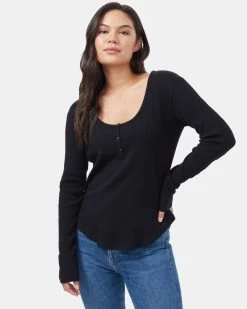 Tentree TreeWaffle Henley Longsleeve