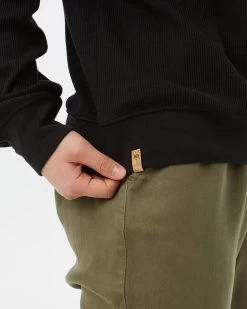 Tentree TreeWaffle Half Zip -Tentree Sales Store BlackWomen sWaffleKnitHalfZipSweatshirtTCW4389 0164 4