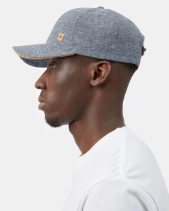 Tentree Cork Icon Hemp Elevation Hat -Tentree Sales Store Blue Adjustable Cork Baseball Cap TAU4775 0455 ONE 5