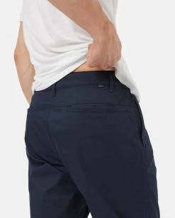 Tentree TechBlend Traverse Pant -Tentree Sales Store Blue Mid Rise Full Length Straight Pants TCM5430 2018 5
