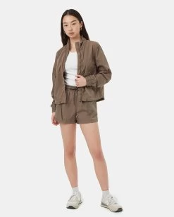 Tentree Recycled Nylon Short Jacket 11 Tentree Recycled Nylon Short Jacket -Tentree Sales Store Brown Eco Friendly Nylon Jacket TCW4968 2398 1