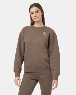 Tentree Backyard Healing Crew -Tentree Sales Store Brown Loose Fit Graphic Art Sweatshirt TCW4945 2459 3