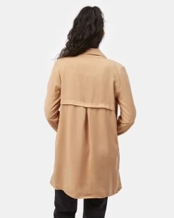 Tentree Echo Lightweight Jacket -Tentree Sales Store BrownWomen sLightweightMidLengthCoat TCW3105 2113 31268 3