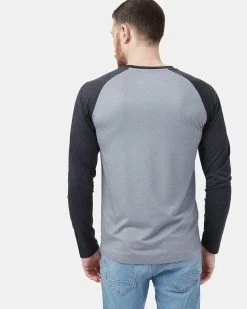 Tentree Classic Henley Longsleeve -Tentree Sales Store GrayMen sEco FriendlyButtonShirt TCM2308 1555 4