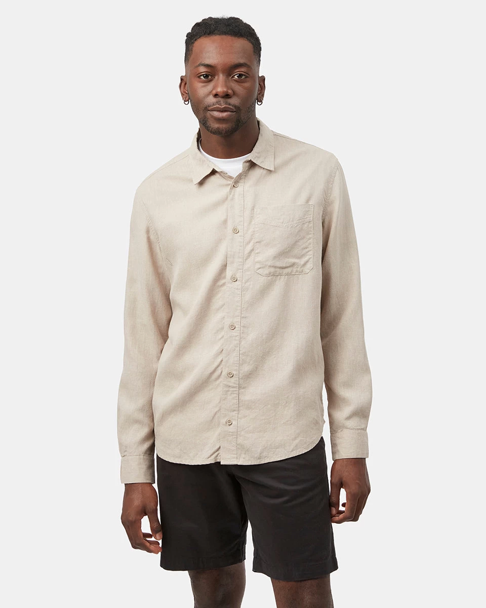 Tentree Hemp Button Front Shirt 1 Tentree Hemp Button Front Shirt