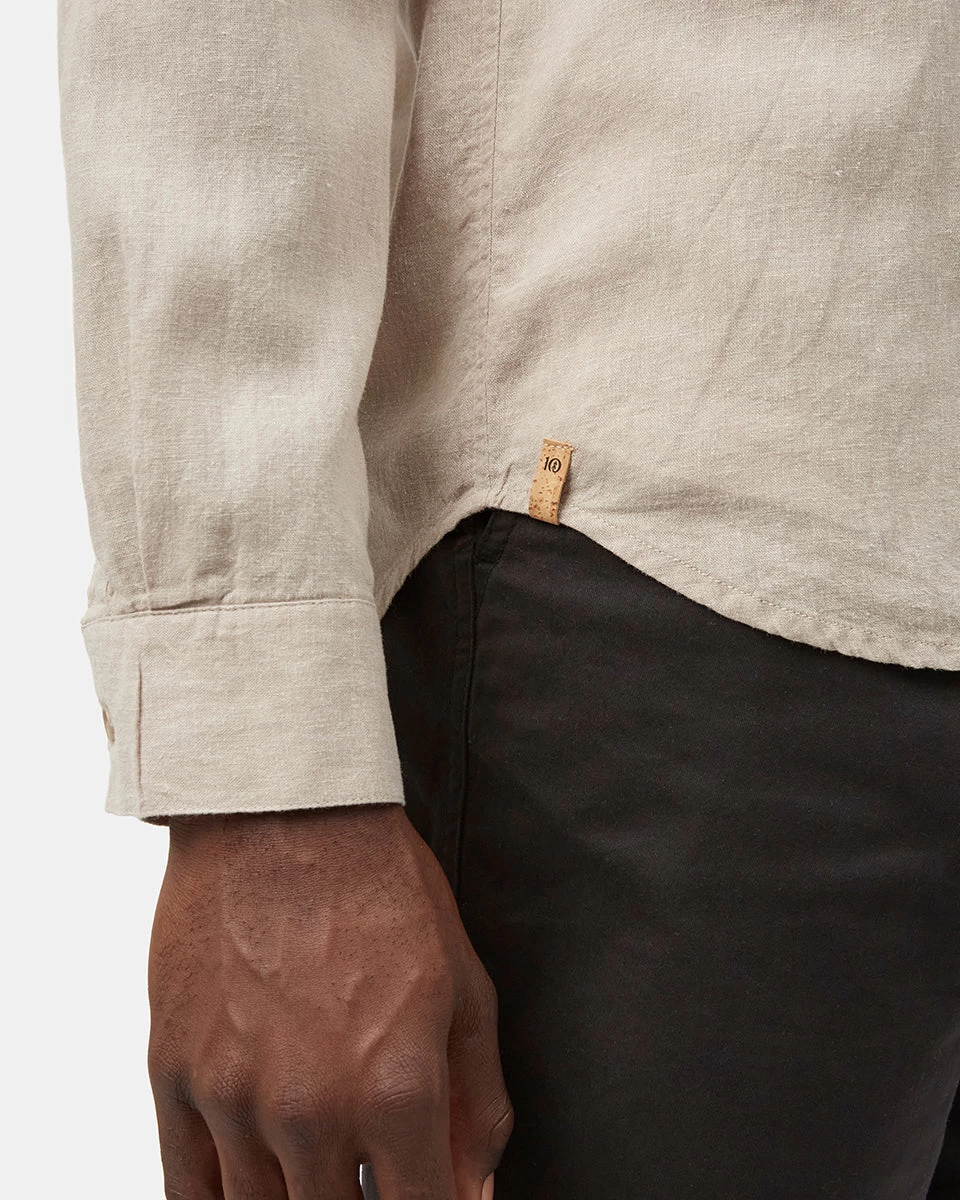 Tentree Hemp Button Front Shirt 6 Tentree Hemp Button Front Shirt - Image 6