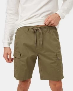 Tentree Twill Cargo Short -Tentree Sales Store Green Cotton Cargo Short TCM5042 0012 4