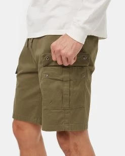 Tentree Twill Cargo Short -Tentree Sales Store Green Cotton Cargo Short TCM5042 0012 5