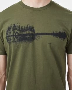 Tentree Summer Guitar T-Shirt -Tentree Sales Store Green Men s Organic Cotton Graphic Tee TCM2851 0012 3